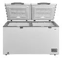 CONGELADOR HORIZONTAL MIDEA TAPA COFRE 15p3 MDRC564FZM01 115V DOBLE PUERTA CON LUZ LED	
