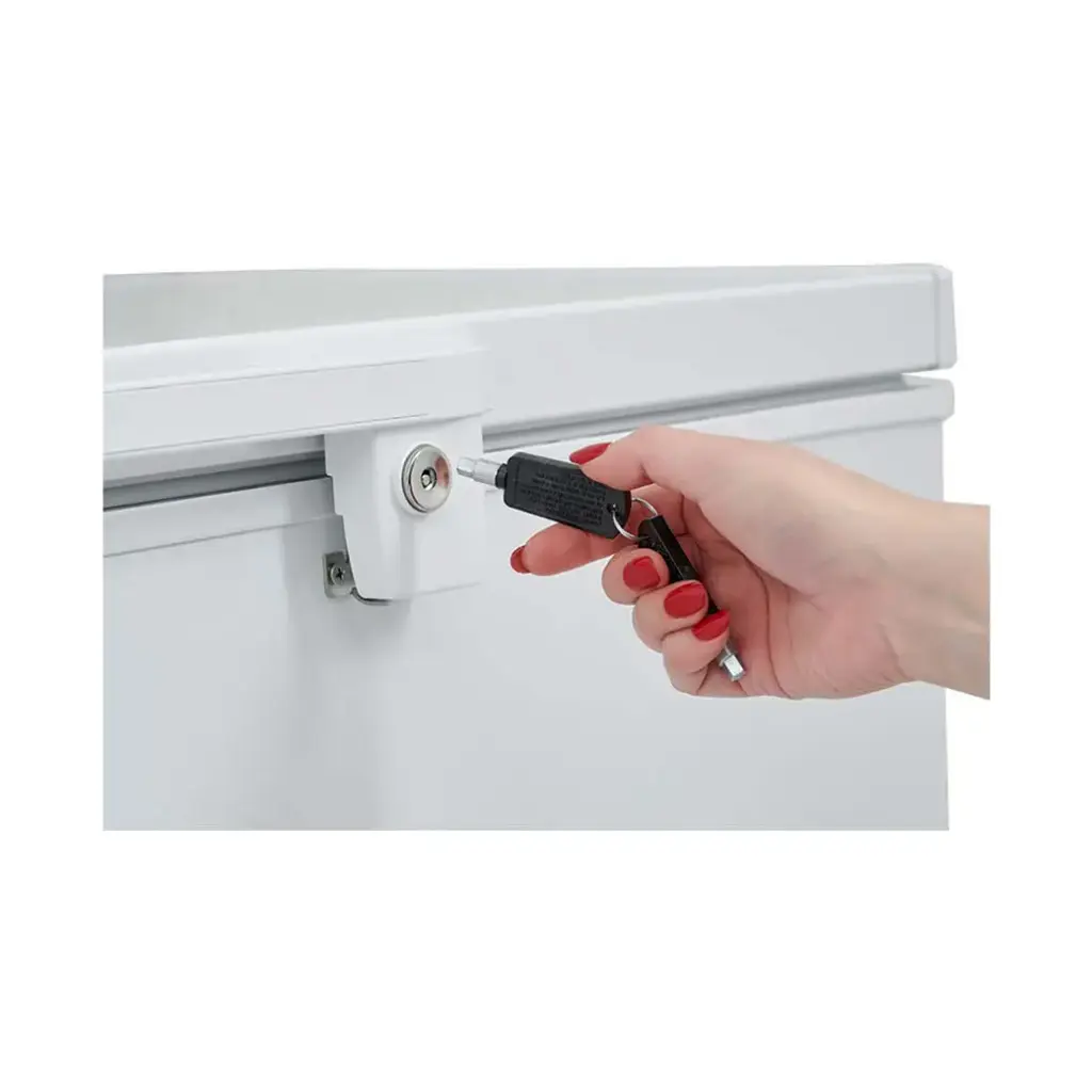 CONSERVADOR DE CONGELADOS TAPA COFRE 11p3 HORIZONTAL 115V CON LUZ LED MIDEA MFCD11P2NABW 