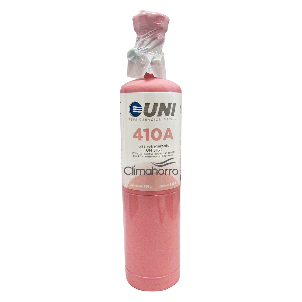 GAS REFRIGERANTE R410A 650 G LATA UNI