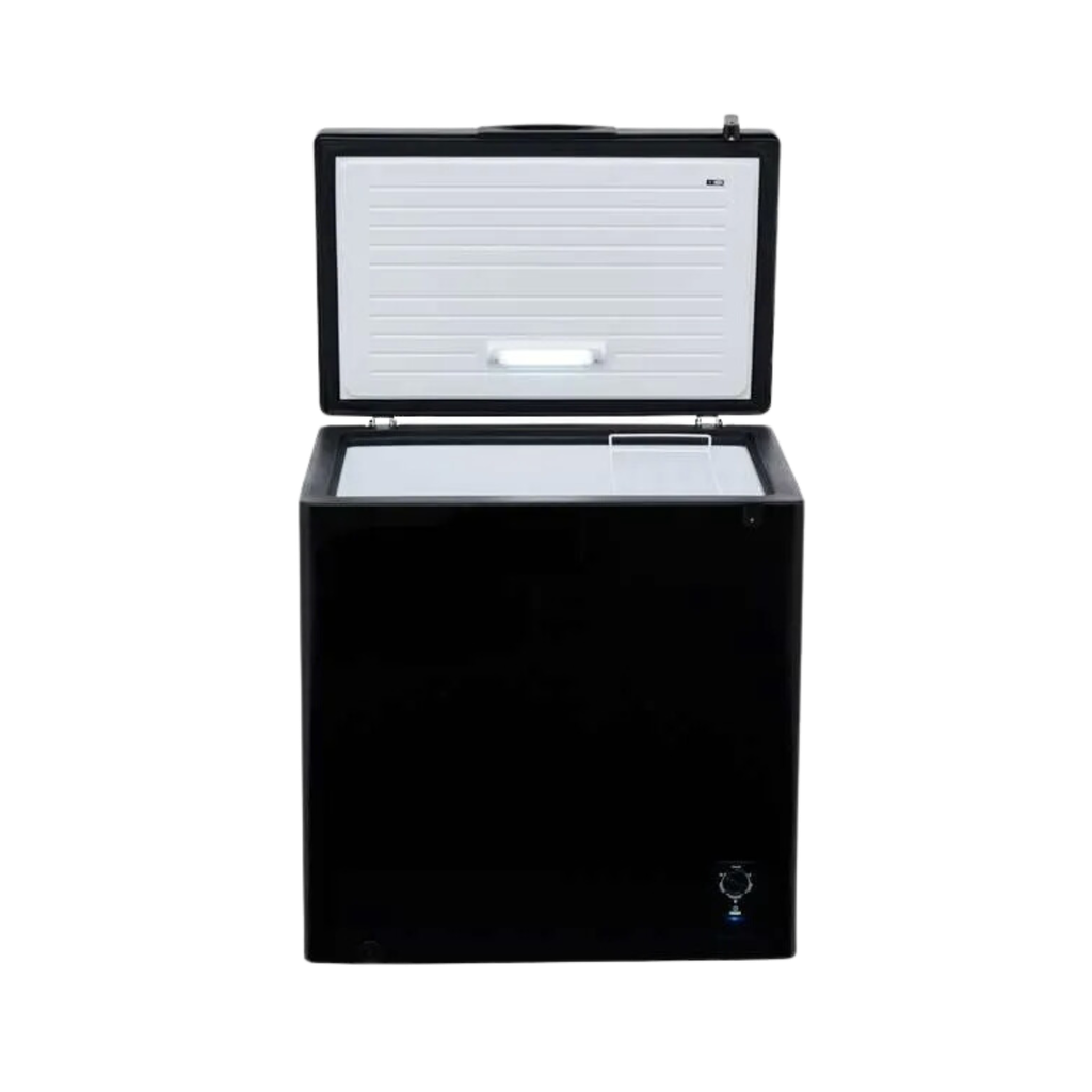 [14203] CONSERVADOR DE CONGELADOS TAPA COFRE 7p3 HORIZONTAL 115V NEGRO CON LUZ MIDEA MDRC280FZM30