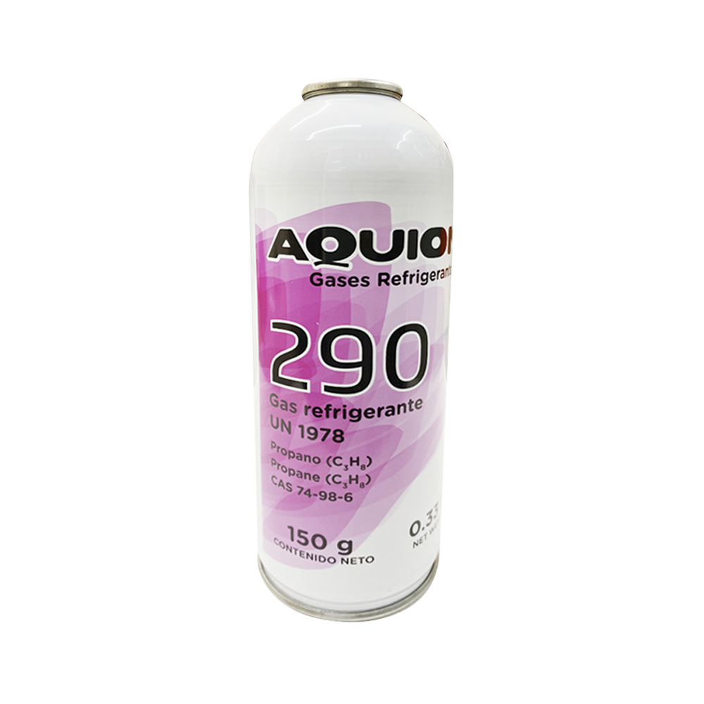 GAS REFRIGERANTE AQUION PROPANO R-290 LATA DE 150 G