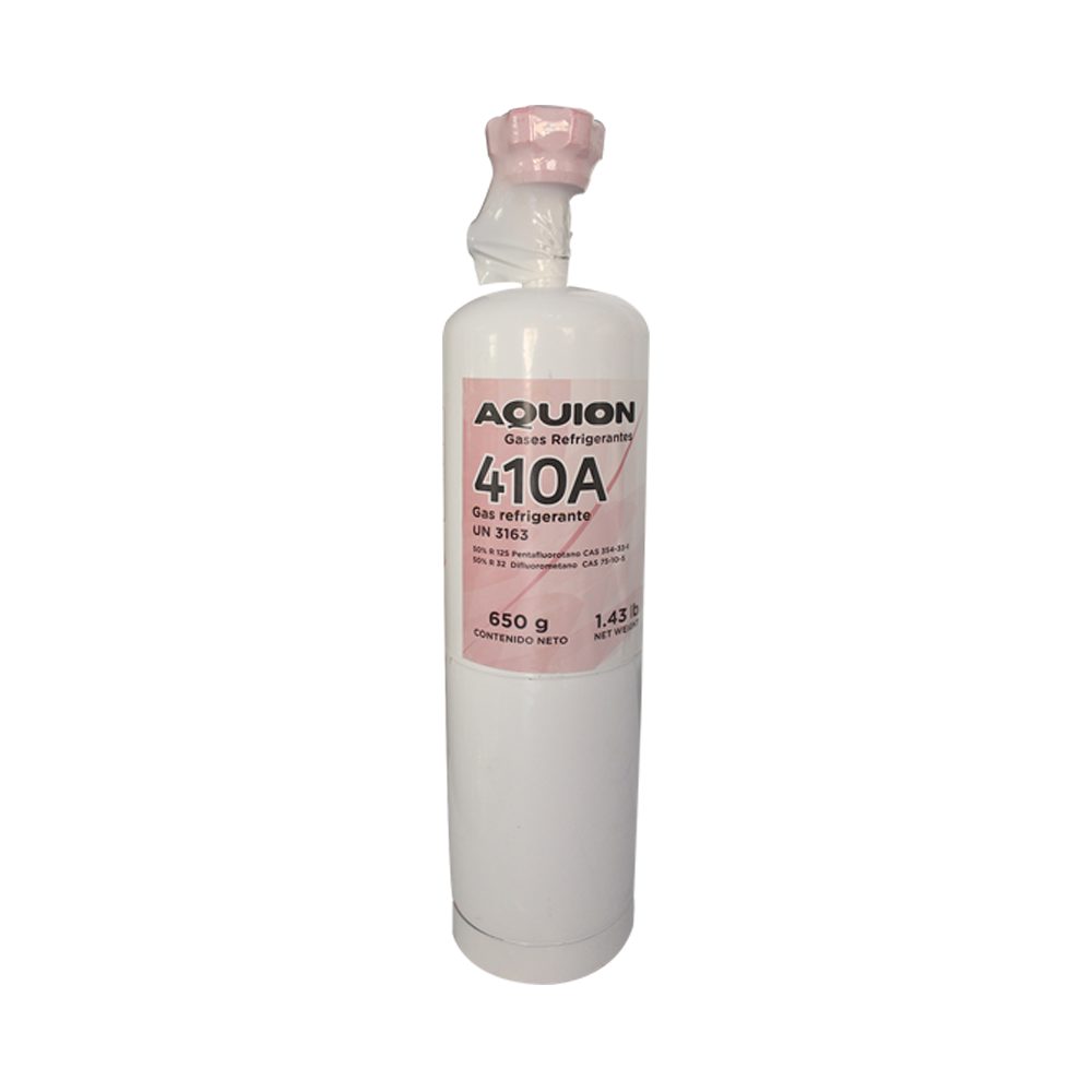 GAS REFRIGERANTE AQUION R-410A LATA CON 650 G