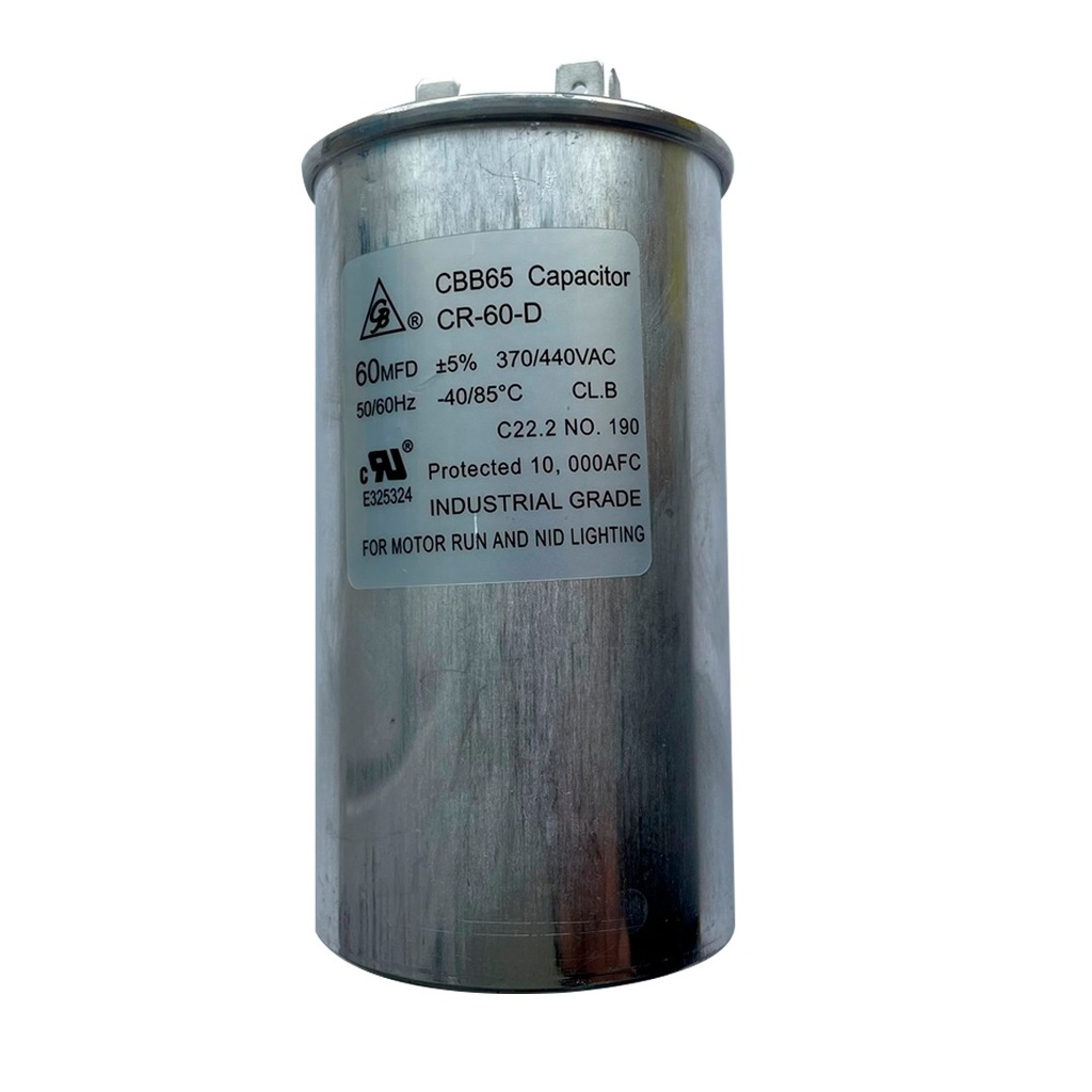 [332] CAPACITOR DE TRABAJO DUAL 60 MFD 370/440V GB C-R-60 D