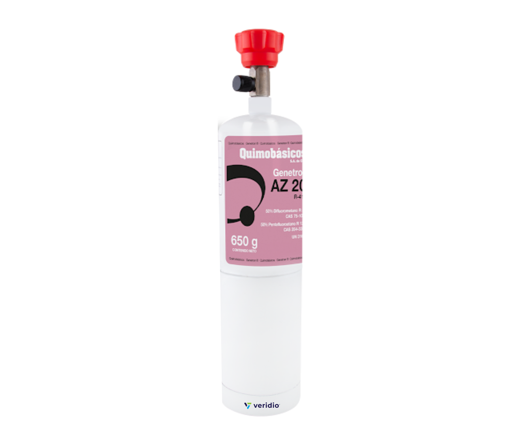 GAS REFRIGERANTE R410A 650 G LATA GENETRON AZ-20