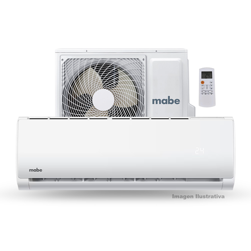 [12437] MINISPLIT MABE 1.0 TON MMT12CDBWCA32BM1 (MI1/ME1) SOLO FRIO 220V R32