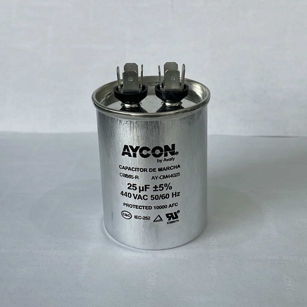 CAPACITOR DE TRABAJO 25 MFD 440V AVALY/AYCON AY-CM44025
