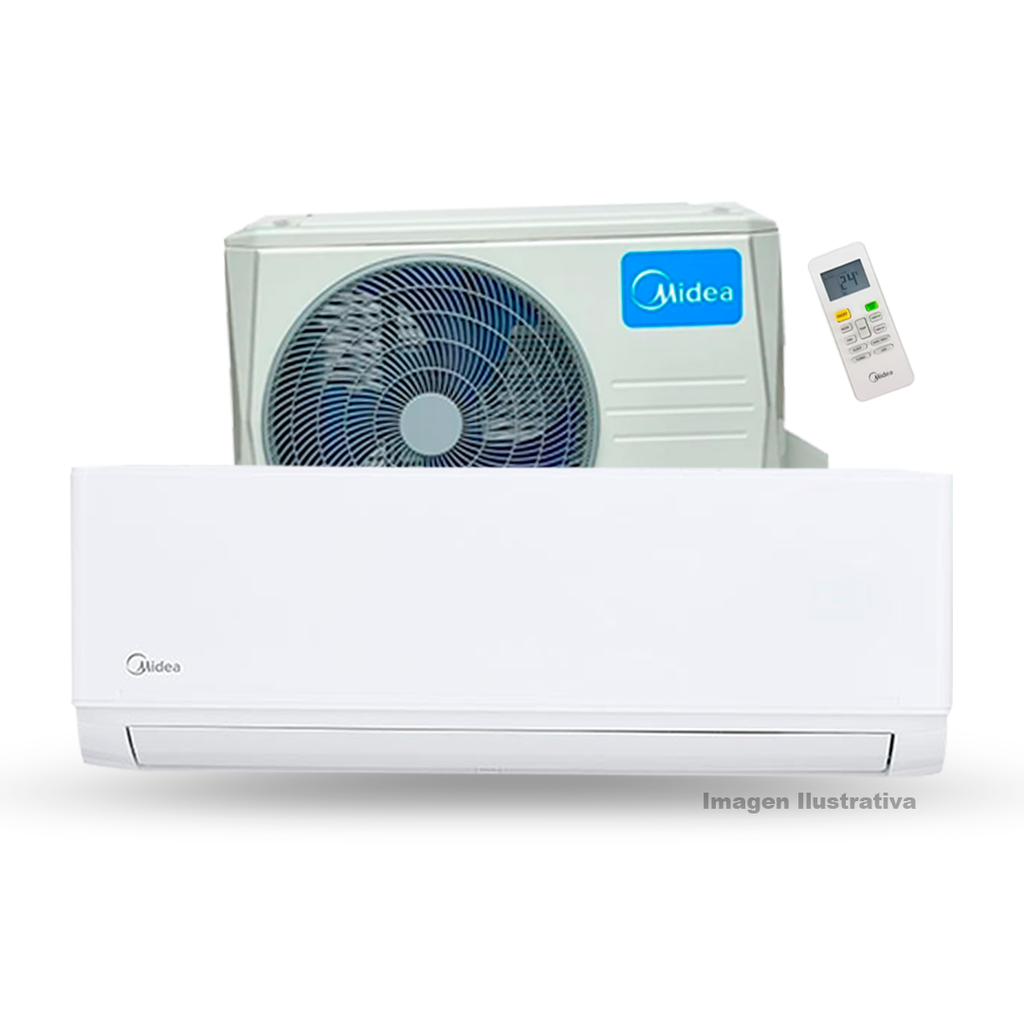 MINISPLIT MIDEA 1.0 TON MAS12C2AGO 11.5 SEER SOLO FRIO 220V R410A