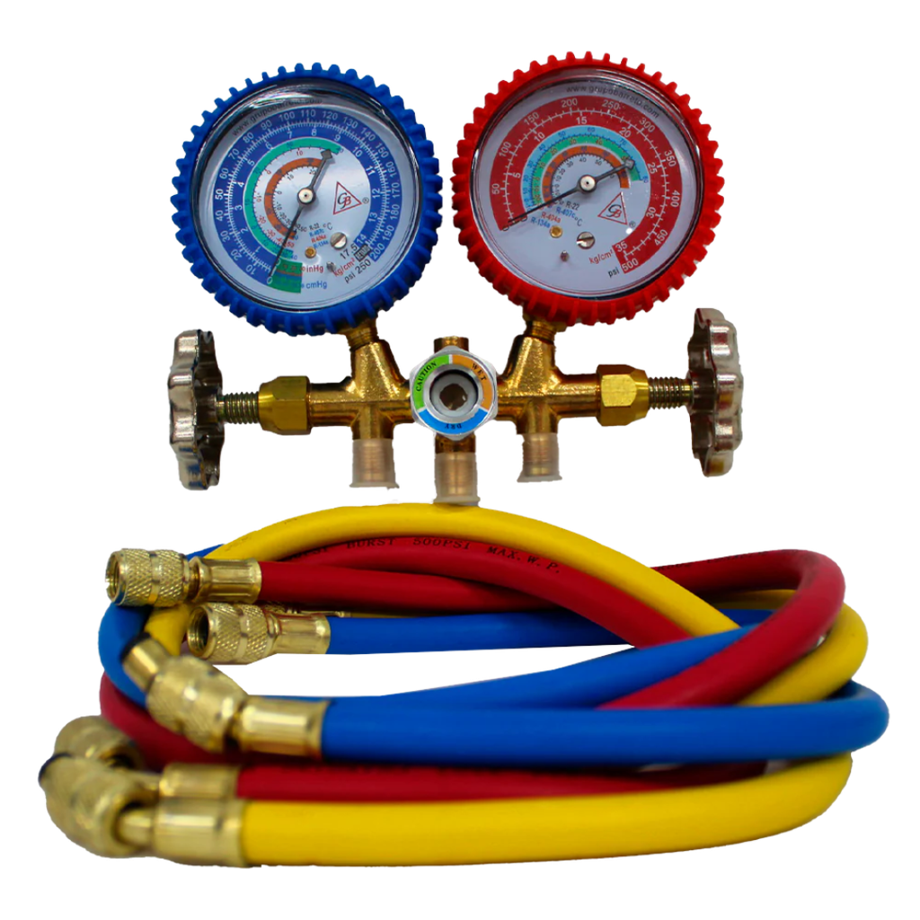 [20010] MANIFOLD CON MIRILLA ARKA AR-5Z836 R-410A, 22, 407C MANG 36"
