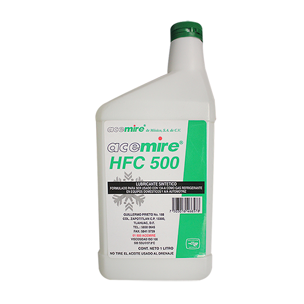 ACEITE ACEMIRE HFC500(ISO100)= SW100 P/R-134A LITRO