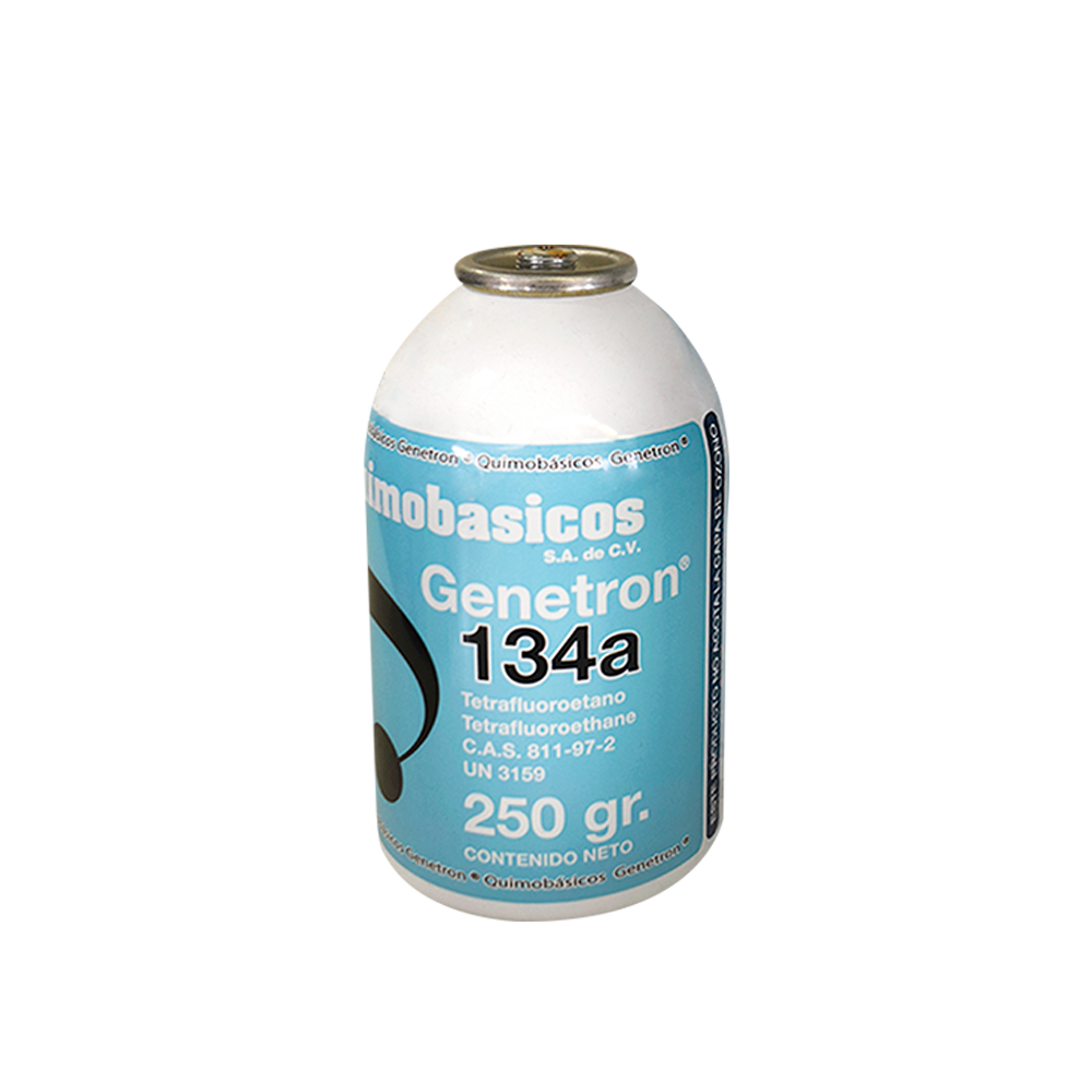 GAS REFRIGERANTE R134A 250 G LATA CON PIVOTE GENETRON