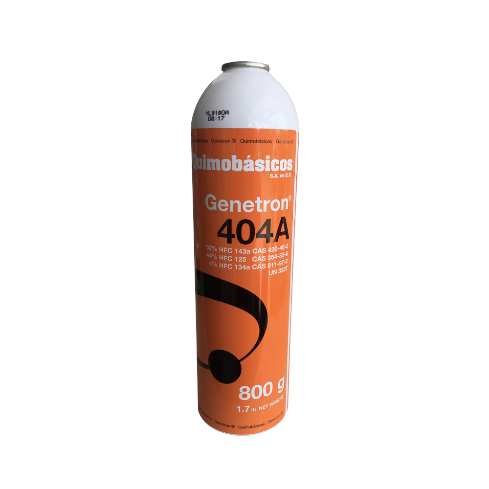 [3726] GAS REFRIGERANTE R404A 800 G LATA CON PIVOTE GENETRON HP62