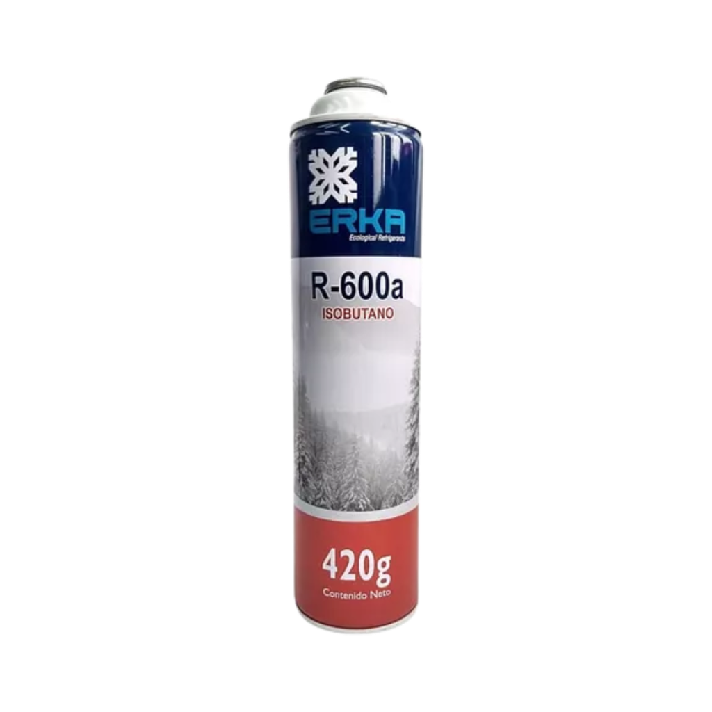 [1218] GAS REFRIGERANTE R600 420 G LATA ERKA 