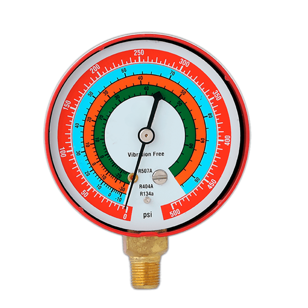 [833] MANOMETRO DE BAJA 2.5" PARA R410A, R134A, R22, R404A, R407 ARKA TOOLS AR-G500SV