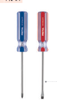 [1264] JUEGO DE 2 DESARMADORES 3/16 MANGO DE PVC PRETUL DUO-3/16X4TP 20211