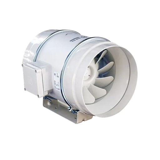 [773] EXTRACTOR HELICOCENTRÍFUGO EN LÍNEA 54 / 65 W 1709 / 2289 RPM 218 / 293 CFM 127 V SOLER & PALAU TD 500/150