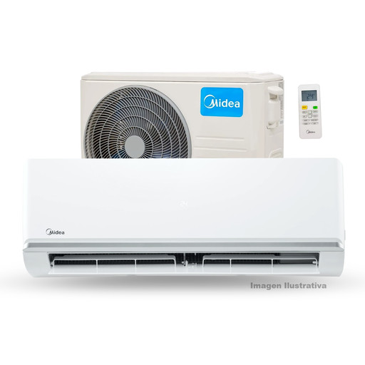 [18860] MINISPLIT INVERTER MIDEA 1.0 TON MAS12C1EZI 17 SEER SOLO FRIO 110V R-32A